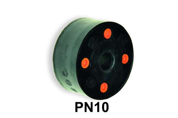 Gummi / Metall-Rohrverbinder DN32 / PN10 - Typ Disco